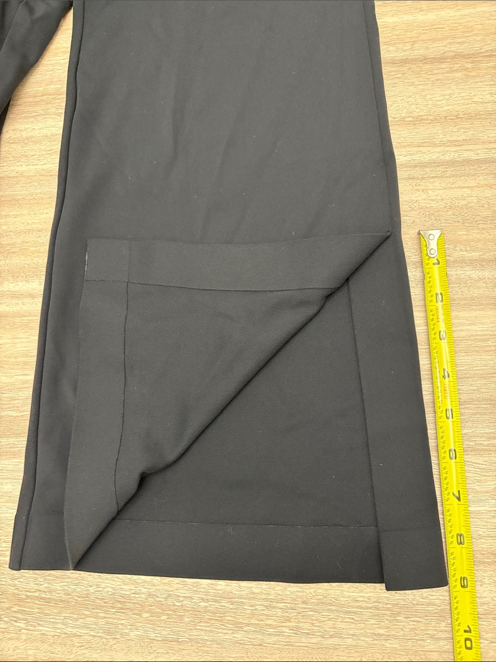 Athleta Wide Leg Pull On Pants Women Size Medium Petite Black - Picture 8 of 9